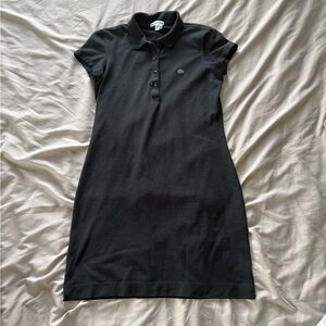 Lacoste Women's Black Polo Dress